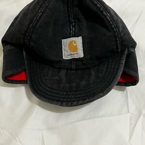 Vintage Carhartt Men’s Rain Defender Canvas Earflap Cap Size Large